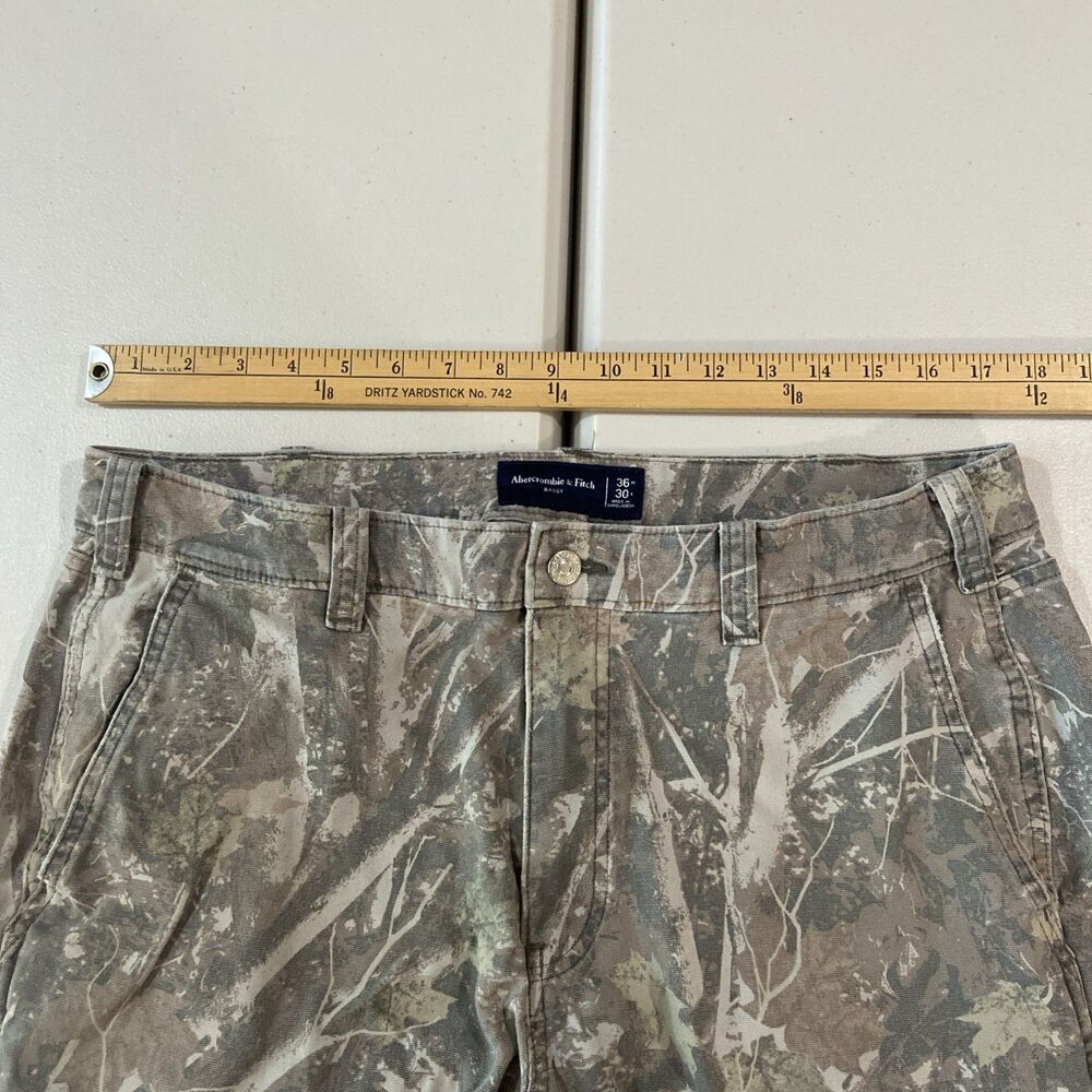 Abercrombie & Fitch Pants Mens 36x30 Fits Camo Baggy Streetwear - Picture 4 of 8
